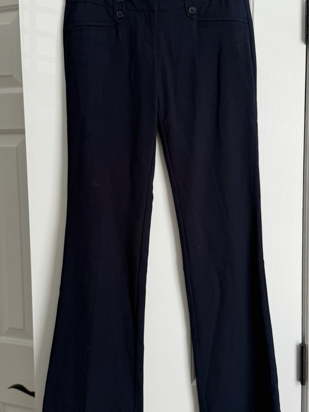 Joe B NAVY Tailored High-Waist Pants